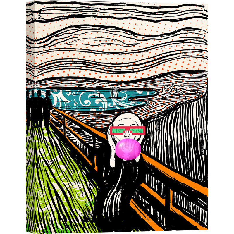 Screamer by Matt Spencer - Wrapped Canvas Print, 100cm H x 70cm W