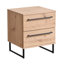 Nuvraj 61cm W Bilaminate Chipboard Bedside Table