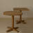 Burlywood Squircle Solid Wood Dining table-359284520