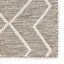 Wool Geometric Area Rug in Gray-441397820
