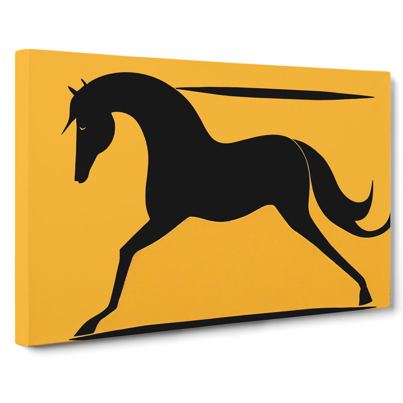 Swell Horse Abstract - Wrapped Canvas, 35cm H x 50cm W x 3cm D