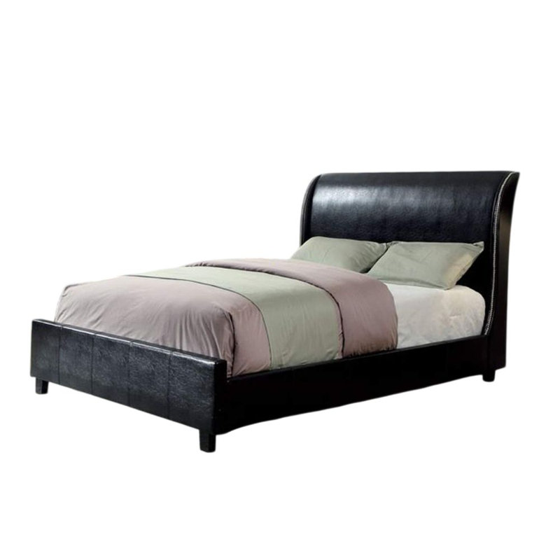 Laurel Black Wood Frame Queen Platform Bed