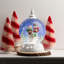 Multicolore globe de bonhomme de neige illuminé 9,25 po