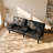 Avery 67" W x 24" D x 30" H Foldable PVC Convertable Sofa Bed