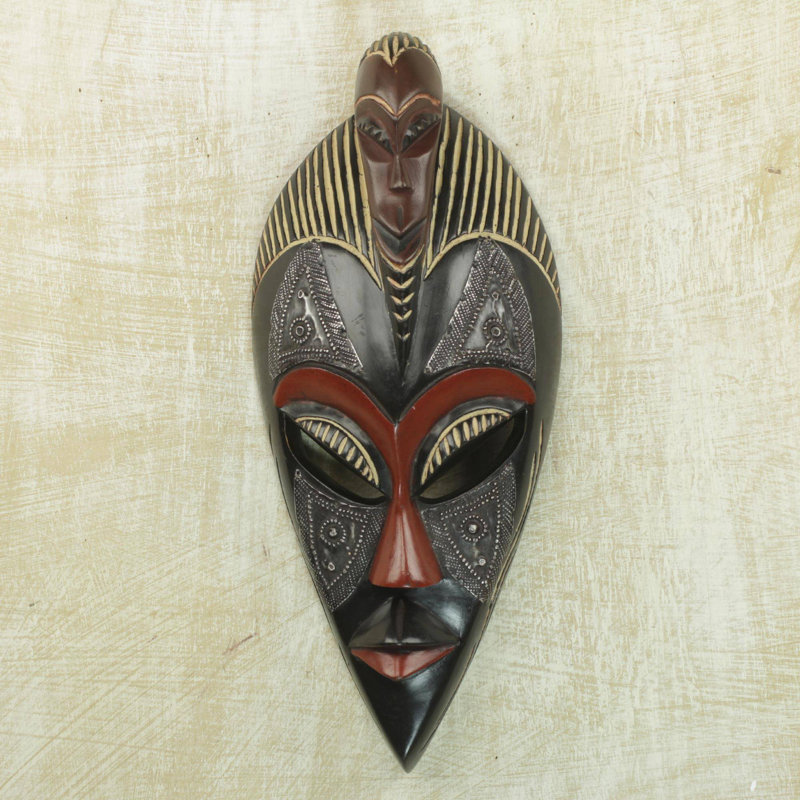 African Handmade Solid Wood Wall Decor
