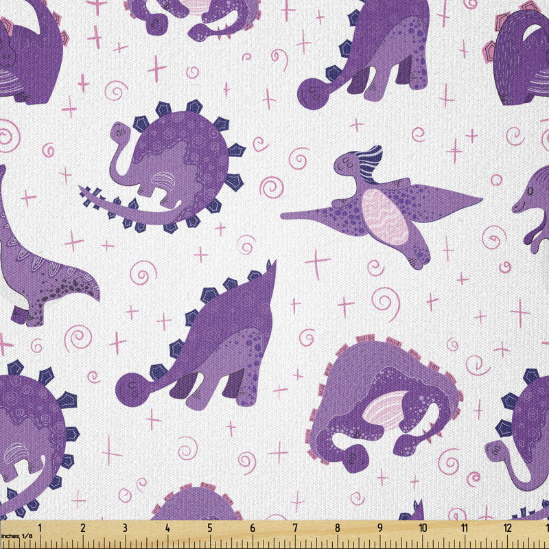 Crago Jurassic Animals Flying Dinosaurs Multi-Purpose Fabric
