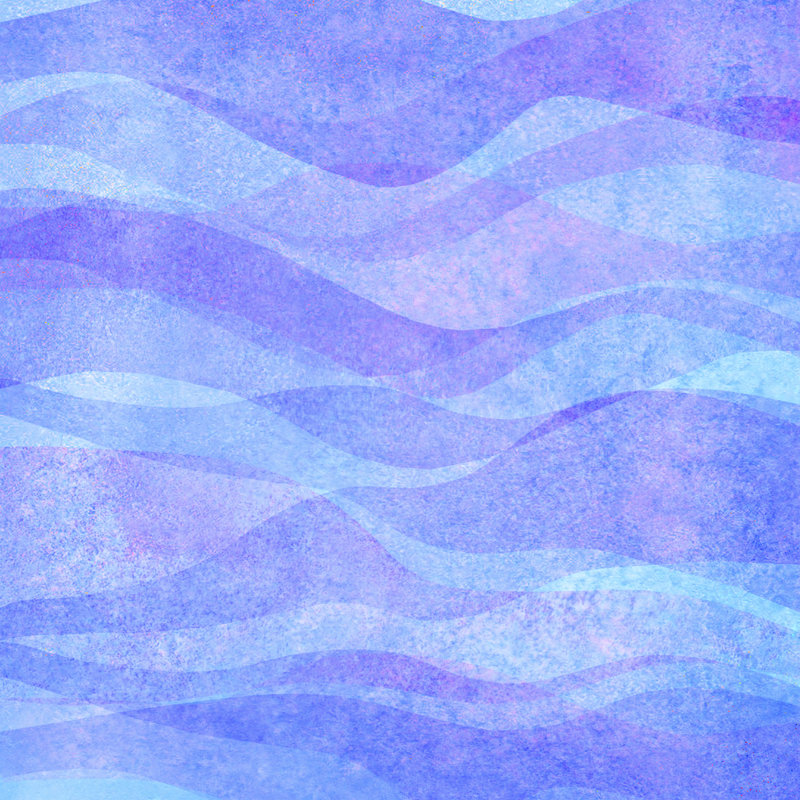 Illustration des vagues de Fresneda, H 12 po x l 12 po