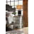 Arabella Mirrored Three-Drawer Nightstand