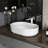 23" Solid Surface Bathroom Sink Oval Vessel Sink