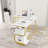 L-Shaped Metal Base Computer Desk-965506807-965506808