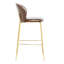 Tabouret de bar en similicuir Kira