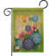 Drapeau de jardin décoratif en toile de jute 1,5 x 1,1 pi Welcome Butterflies Friends Bugs and Frogs Impressions