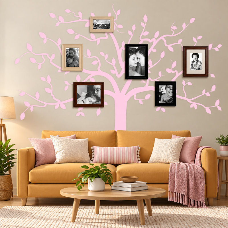 Décalcomanie murale chambre d’arbre family, Schéma C