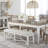 Coffelt Polyester Upholstered Bench