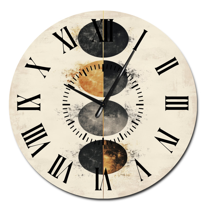 Horloge murale lunaire, Surdimensionné