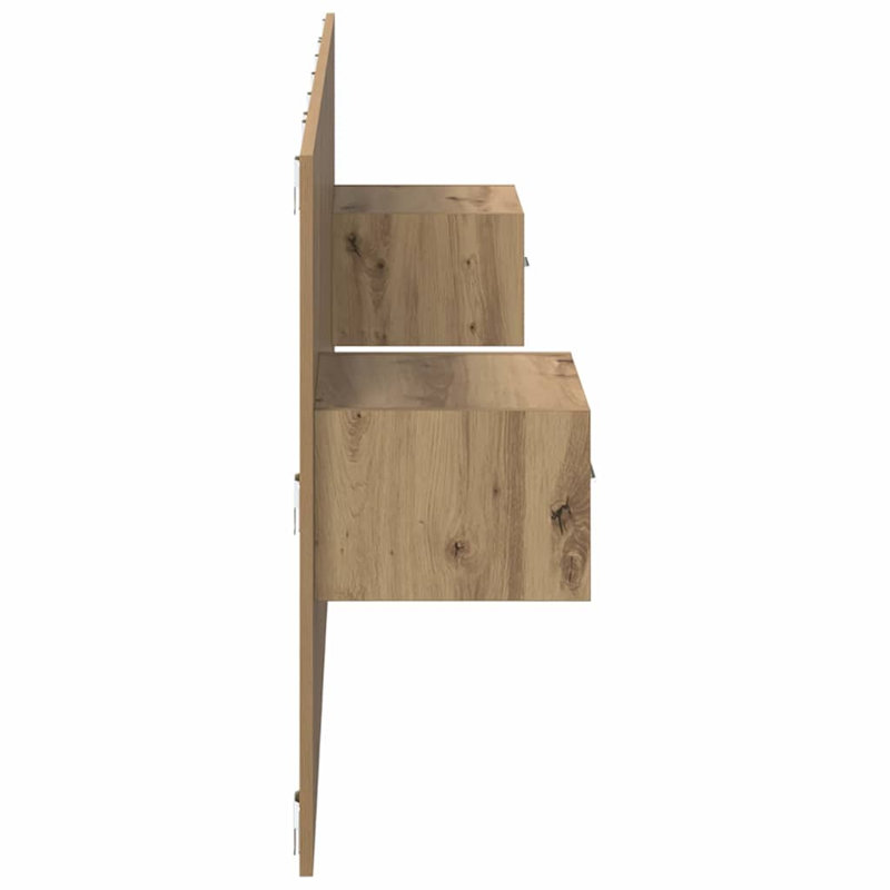 UK Emperor Headboard, Artisan Oak, Emperor (7')