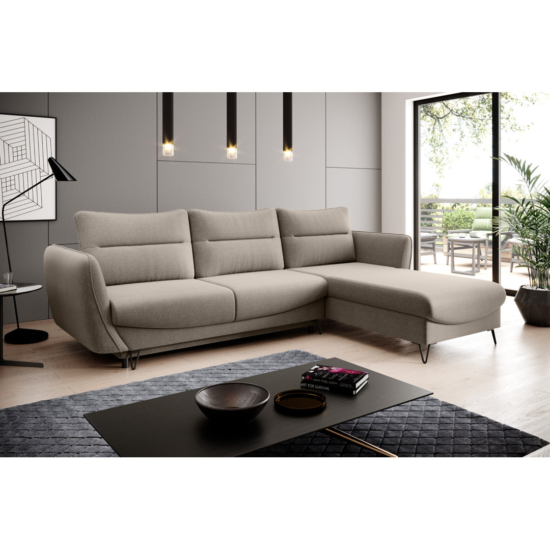 Ecksofa Stottville mit Bettfunktion