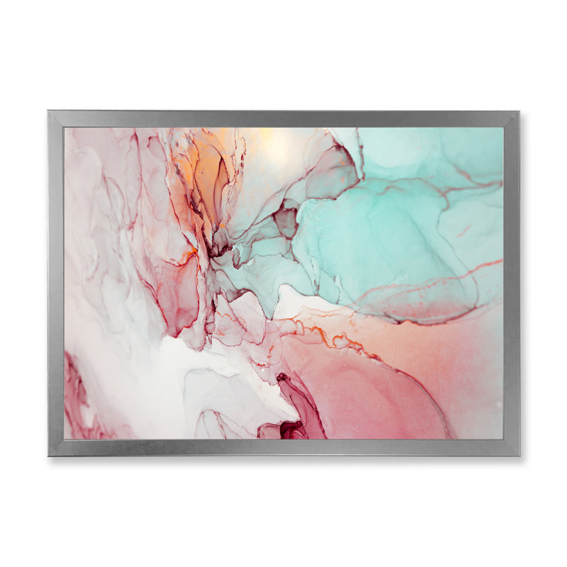 Reproduction encadrée sur toile Luxury Luxury, H 24 po x l 36 po x P 1 po, Toile argentée avec cadre photo