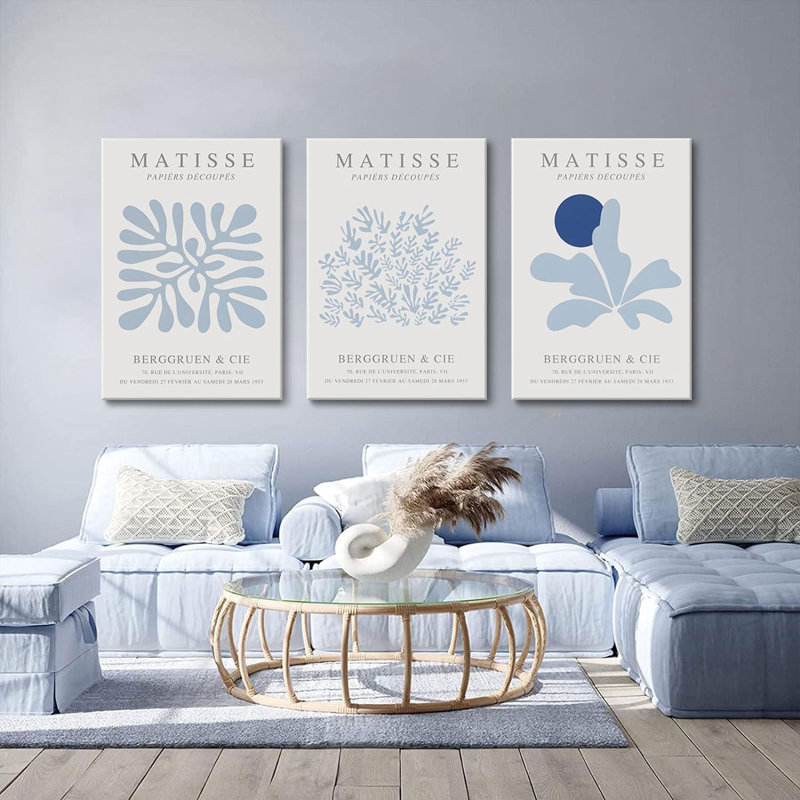 3 Piece Wrapped Canvas Print, 40 cm H x 30 cm W