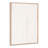 White Geo Mache Brown Shadowbox Wall Art