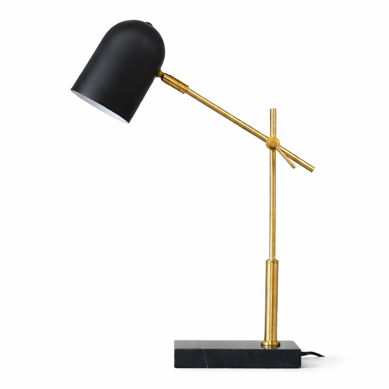 Lampe de table ou de bureau en forme de dôme en marbre Latesh