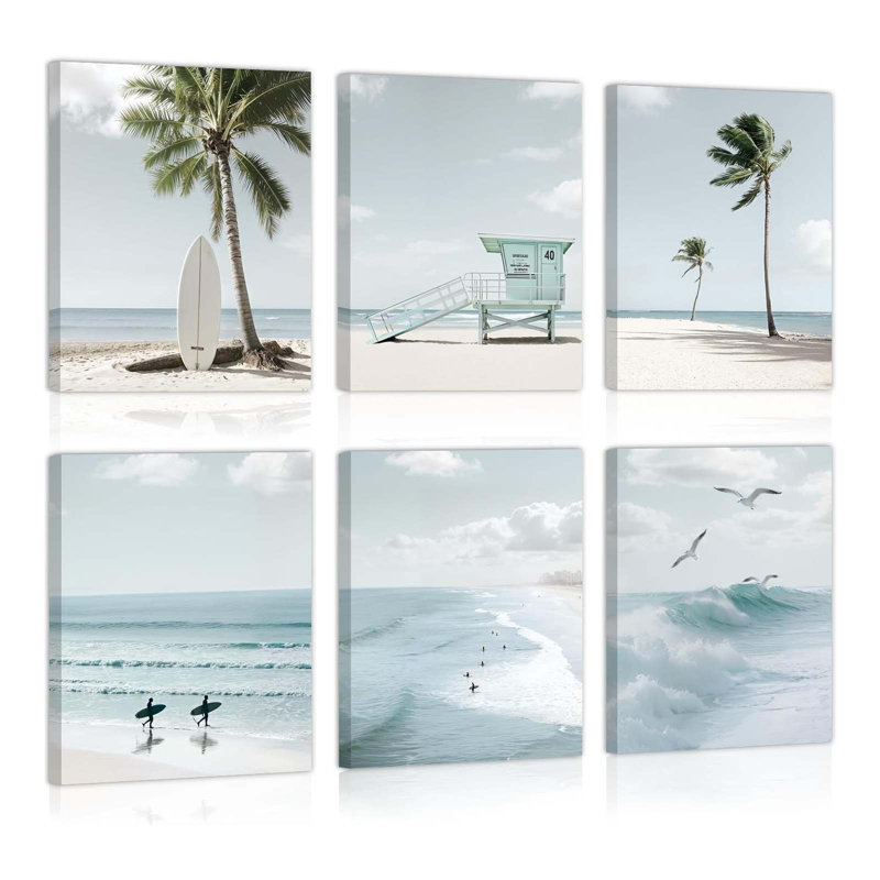 6 Piece Wrapped Canvas Print