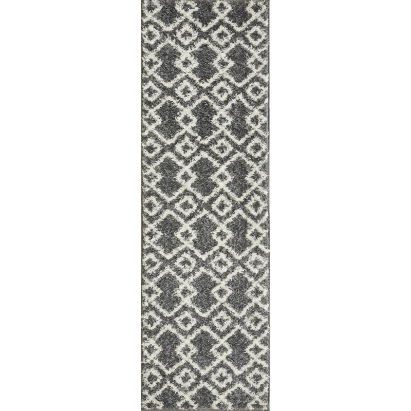 Huipio Performance Geometric Indoor Rug, Runner 2' x 6'7"