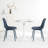 Kavi Minimalist Dining Chairs Faux Leather Upholstered Seating With Cushioned Backrest & Sturdy Metal Legs, Ideal For Home, Kitchen, Dining Room, Bedroom-1461873671