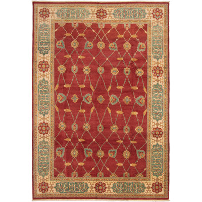 Shallenor One-of-a-Kind 10' X 14.9' 2010s Wool Area Rug in