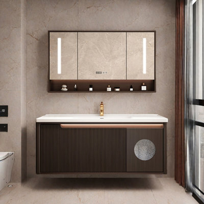 Chinese-style retro bathroom cabinet