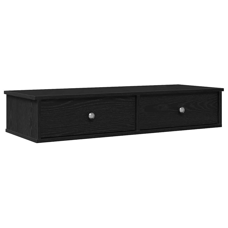 112-9 Wall Mounted Shelf, Black