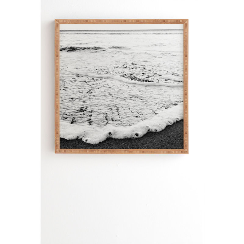 « rushing », impression, H 20 po x l 20 po x P 2 po, Armature en bambou, Pas de tapis