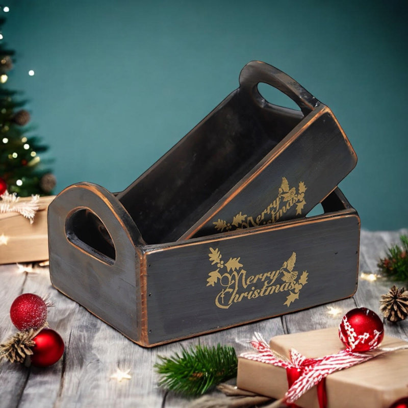 The Seasonal Aisle Storage Tub & Tote, Black