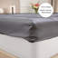 Paul's Microfibre Super Soft Brushed Deep Fitted Bed Sheet-588421115-588420614