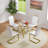 5 - Piece Round Pedestal Dining Set-1299483977-1299483983