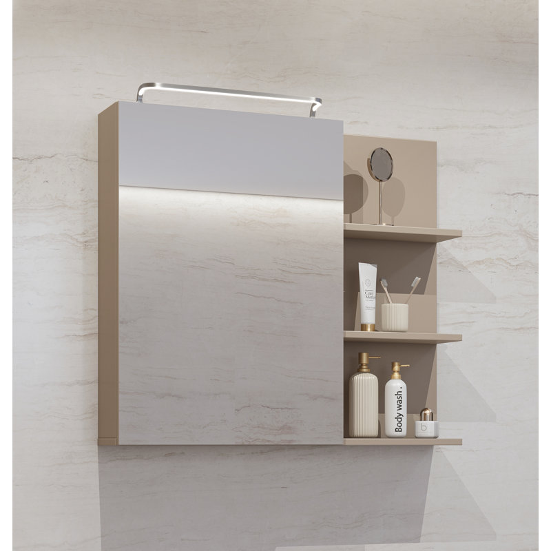 Rodner Laminate Wall Bathroom Cabinet, Congo