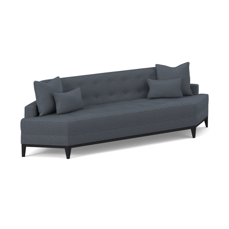 Perspective Sofa, Espresso, Fizz Ivory 100% Polyester
