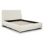 Grand lit en chenille blanc Hades