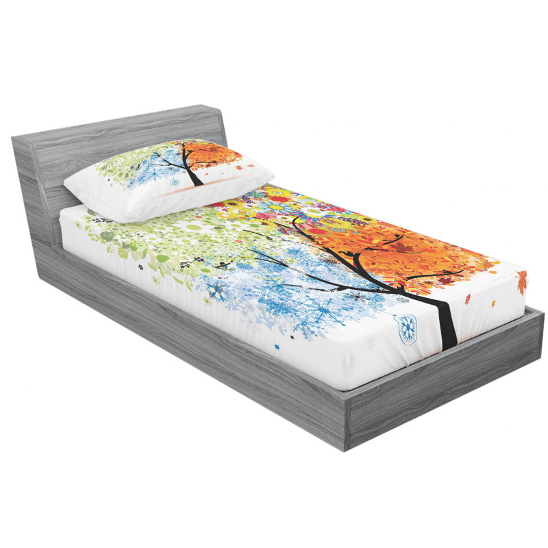 Microfiber Sheet Set, Twin XL Sheet Set with Fitted Sheet