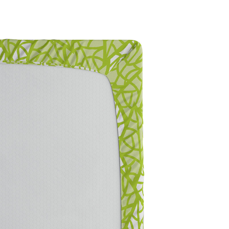 Microfiber Floral Fitted Sheet, Queen Fitted Sheet