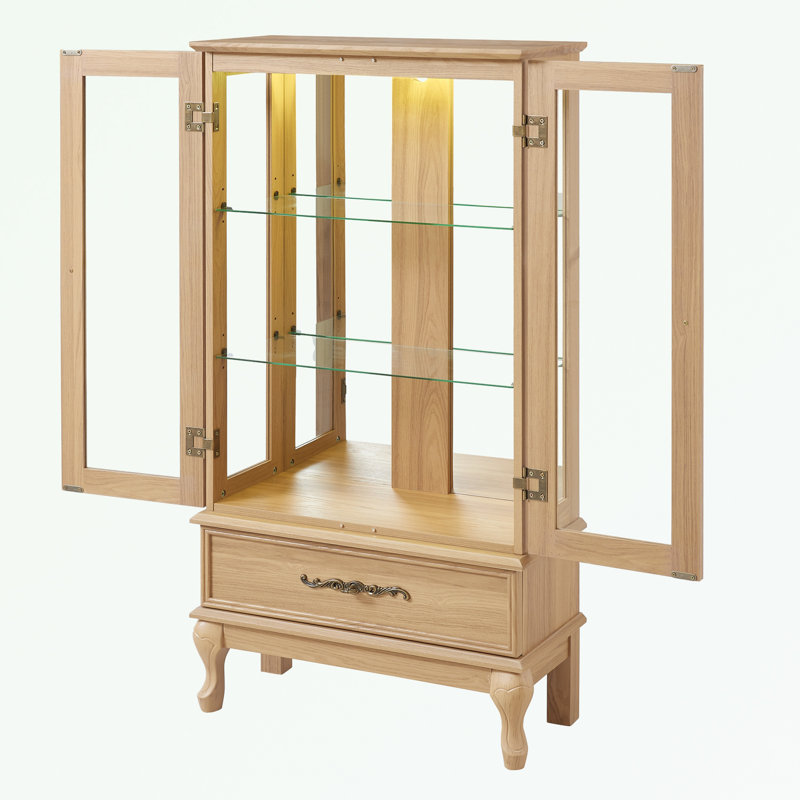 Armoire décorative avec tablettes réglables, 2 portes et 1 tiroir