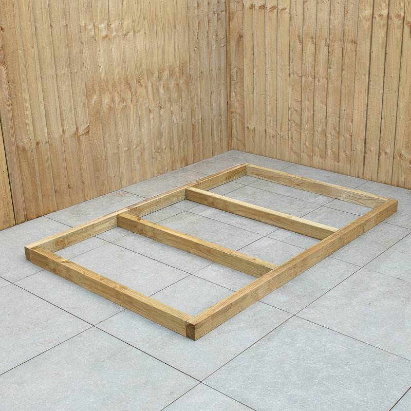 Shed Base Pressure Treated, 7.5cm H x 182.6cm W x 118cm D