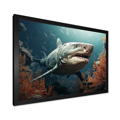 " Shark S Symphony In Deep Sea "