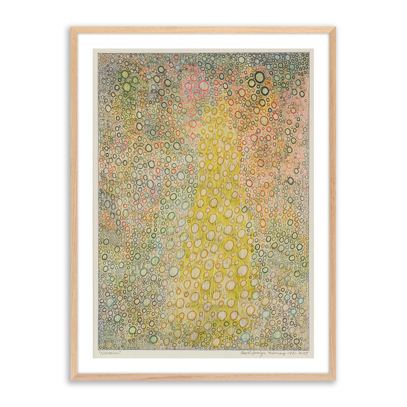 Kasbah Print by Pepi Sprohge, 32" H x 24" W x 1.5" D, Light Brown