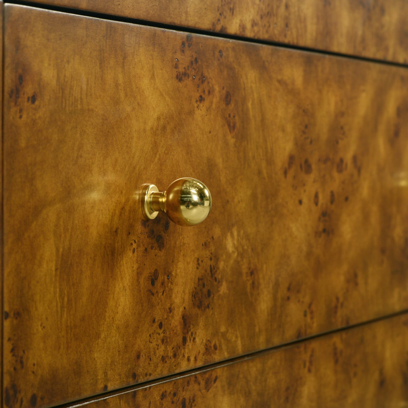 Roland Accent Chest, Rustic Burl