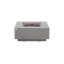 Brooklyn 40" W x 17" H Square Concrete Outdoor Fire Pit Table with Lava Rocks & Cover-1089952789-1089952786