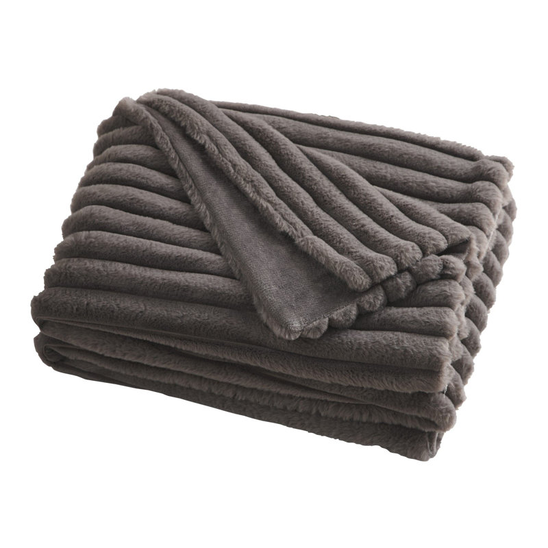 Morritz Throw Blanket, Grey