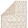 Hand Knotted Wool Geometric Area Rug in Ivory