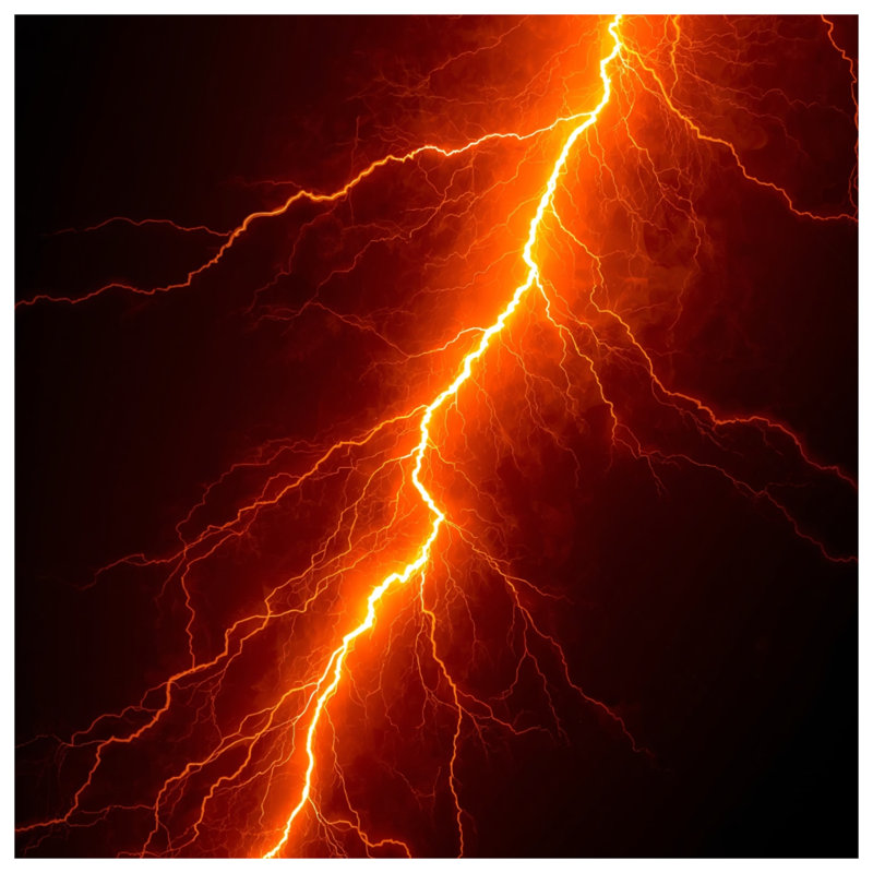 Tapis de bain Bright Lightning Bolt, 34in W x 21in L