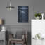 «Whale Blue Minimalist Design» par Momart, art mural en métal-943175261